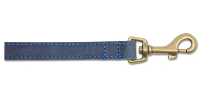 Ancol Timberwolf Leather Lead Blue 19mm X1m